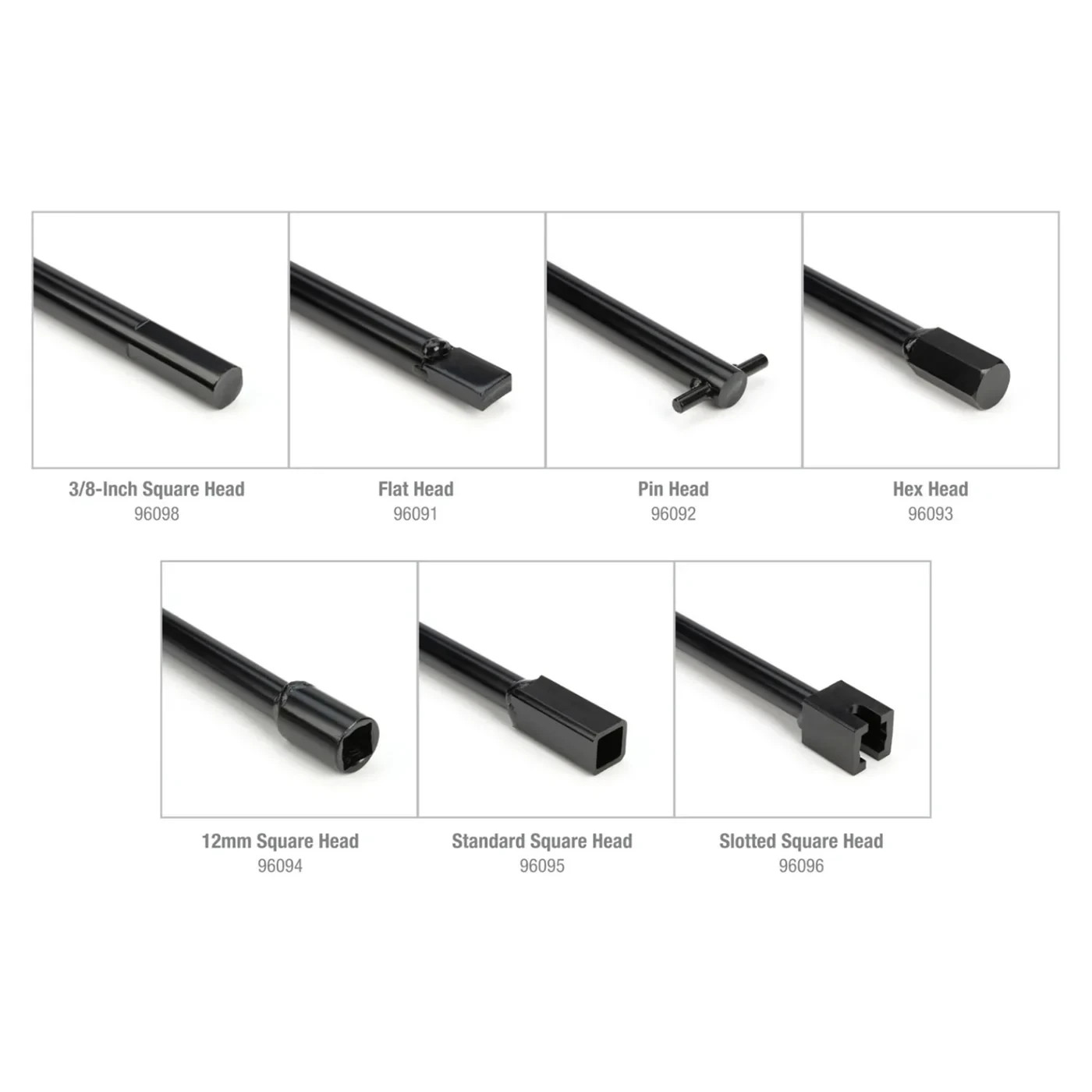 ASCOT 7-Piece Spare Tire Tool Set w/ Wall Mount & Color-Coded Tools for Trucks