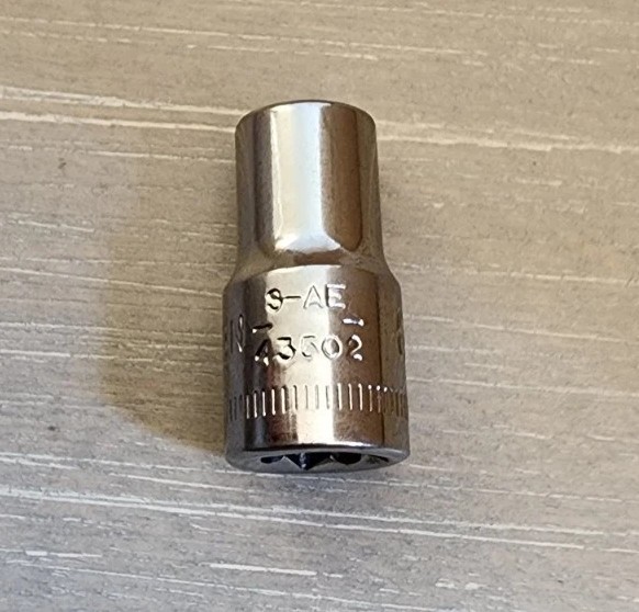 Craftsman 6mm Socket 6 Point 1/4″ S-AE 43502