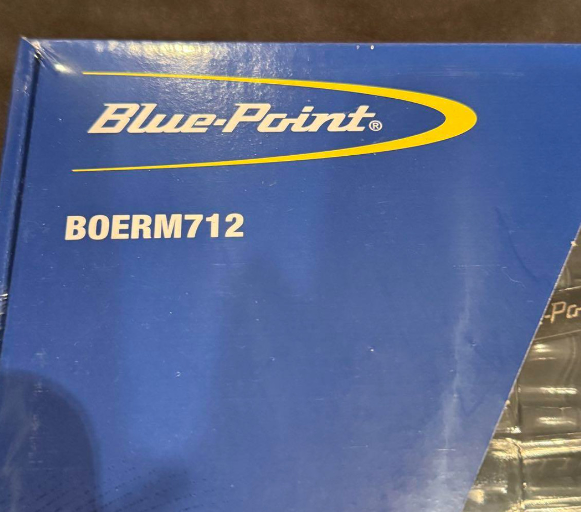 Blue Point BOERM712 12 Piece 8-19mm Ratcheting Combination Wrench Set Unused
