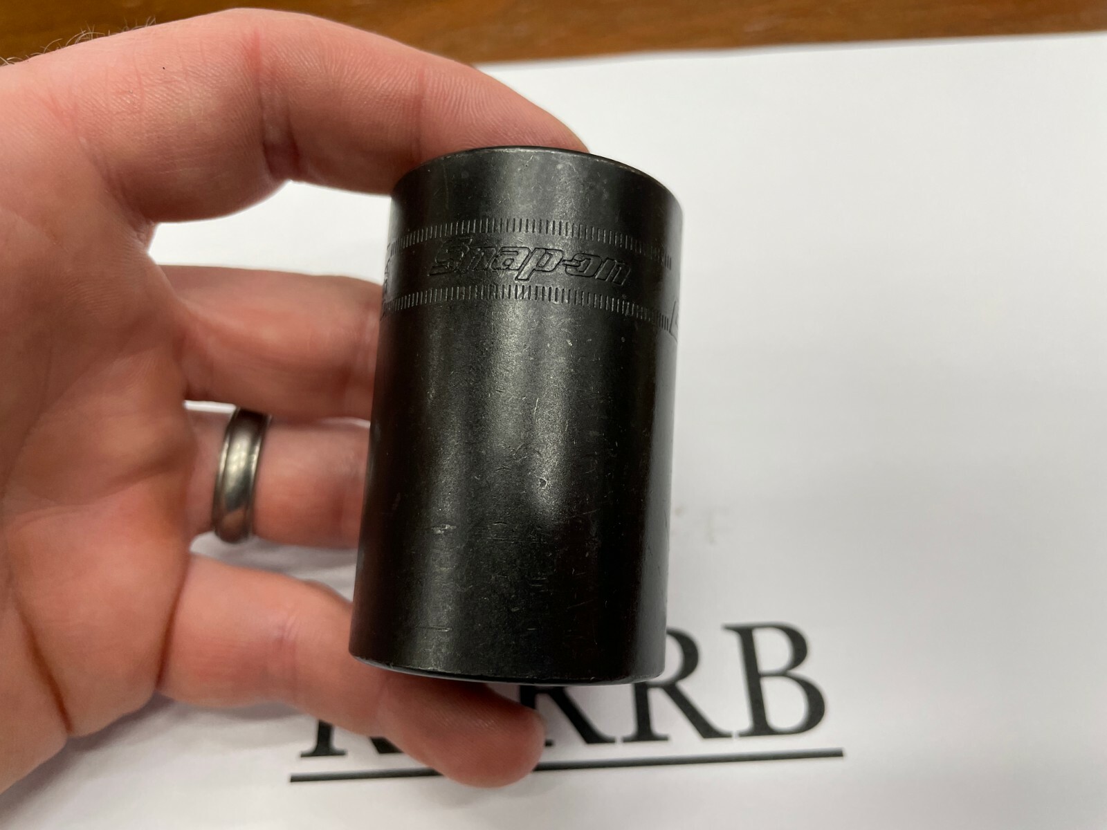 Snap-on Tools USA NEW 1/2″ Drive 27mm Metric SEMI DEEP 6pt Impact Socket IMMS270