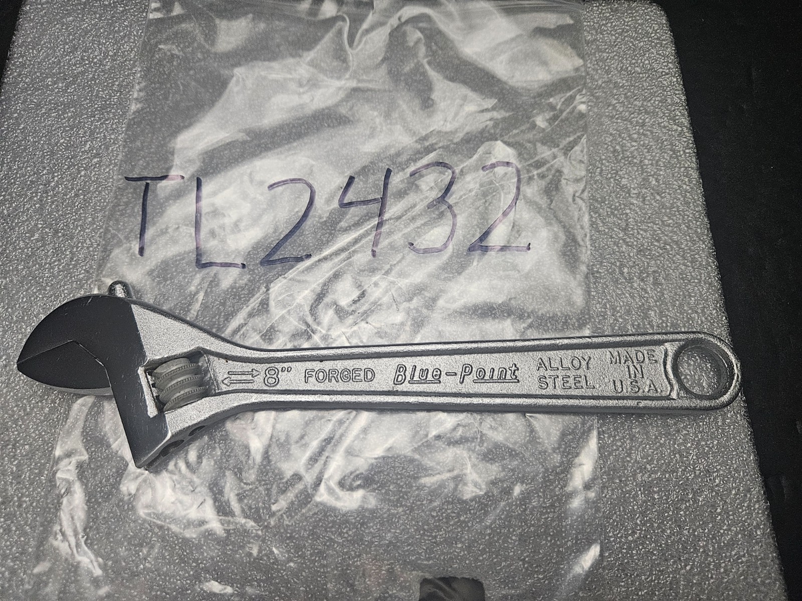 BLUE-POINT BY SNAP ON 8″ ADJUSTABLE WRENCH USA (TL2432)