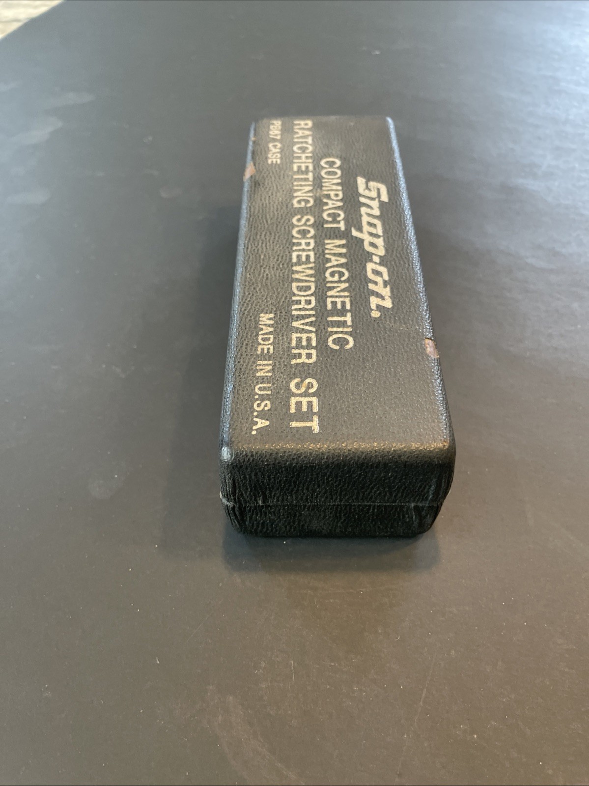 Snap-On SSDMR1 Ratcheting Magnetic Stubby Black Screwdriver With 13 Bits