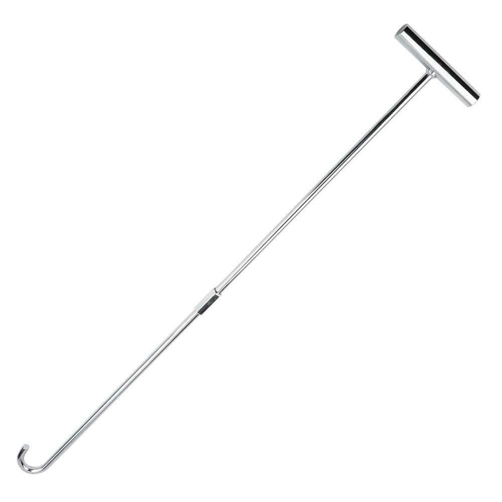 1-Pack 5th Wheel Pin Puller, 32 Inch Solid Steel, Chrome Plated, Heavy Duty