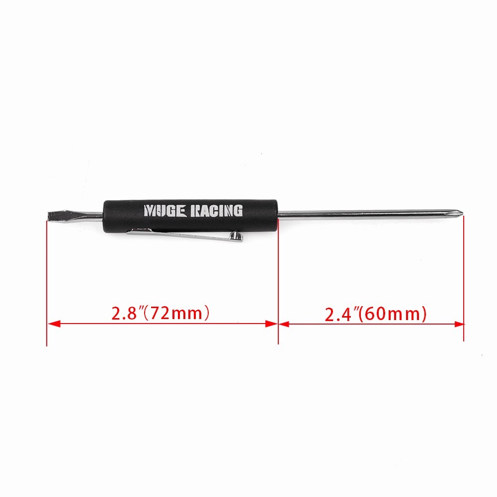 Mini Pocket Screwdriver Flat Tip w/ Magnet and Clip Phillips Slotted Flat 10PCS