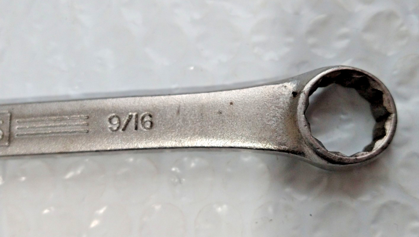 WILLIAMS TOOLS «SUPERRENCH» 1163, 9/16″ COMBINATION WRENCH, 8″ LONG, 12 POINT.