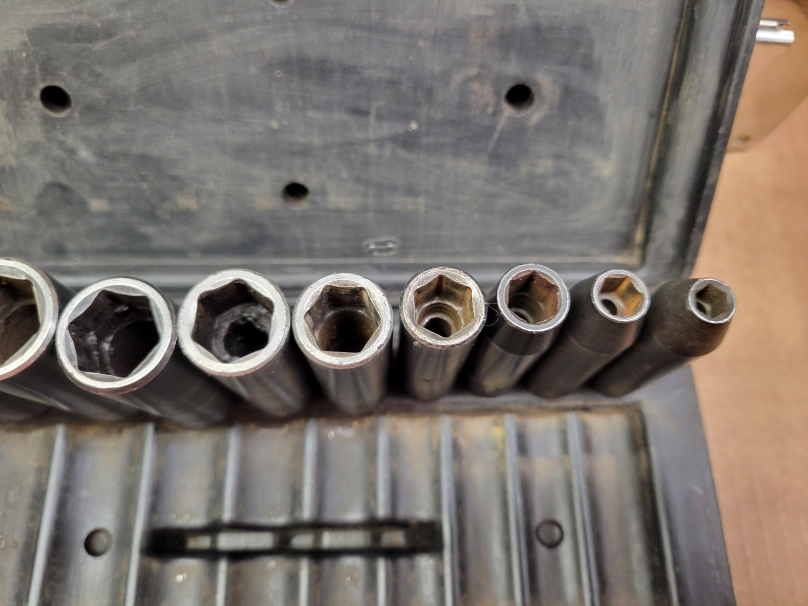 Craftsman USA 9-Piece 3/8″ Drive SAE Deep Impact Socket Set 1/4 – 3/4 No 19370