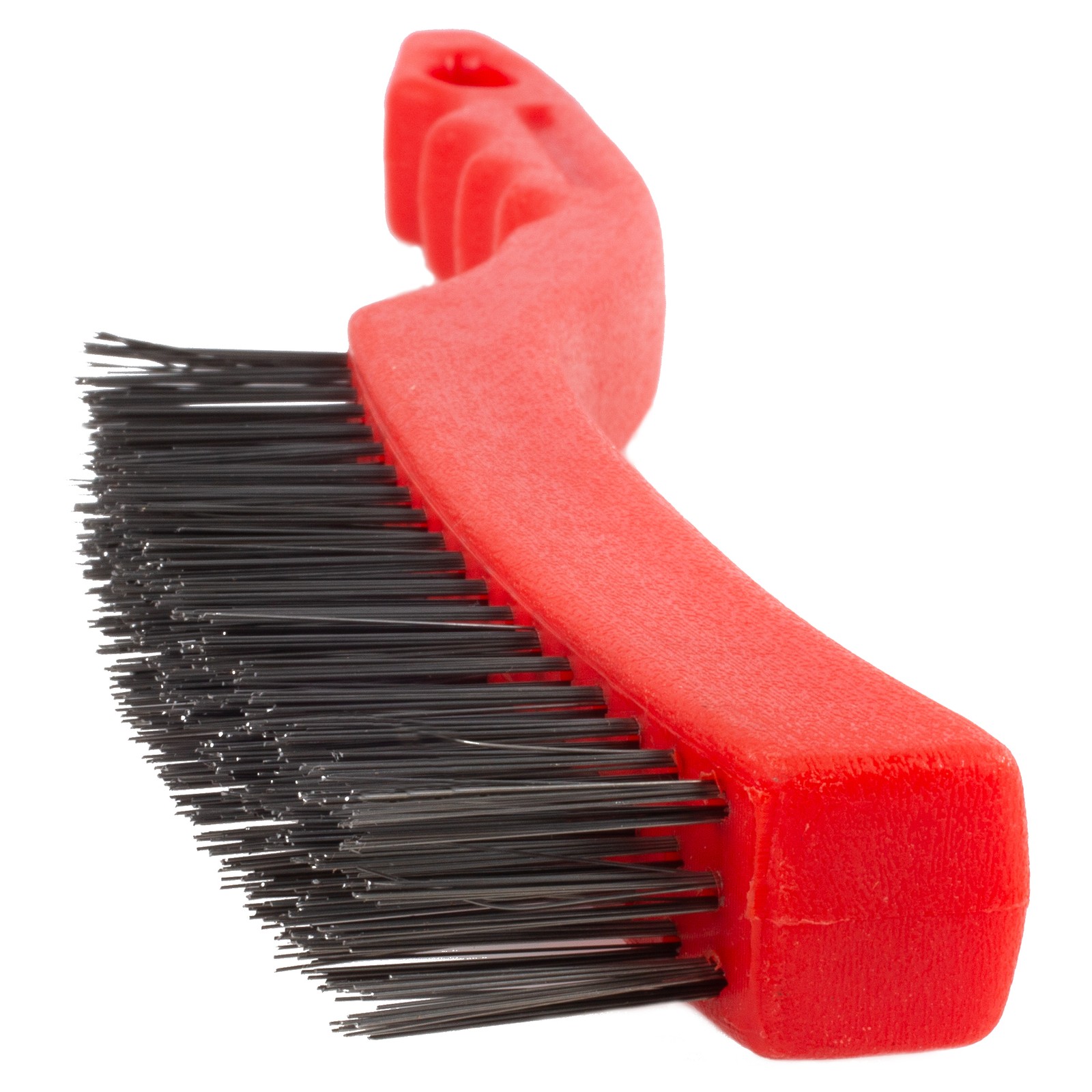 SHARK Plastic Handle Carbon Steel Scratch Brush 13999