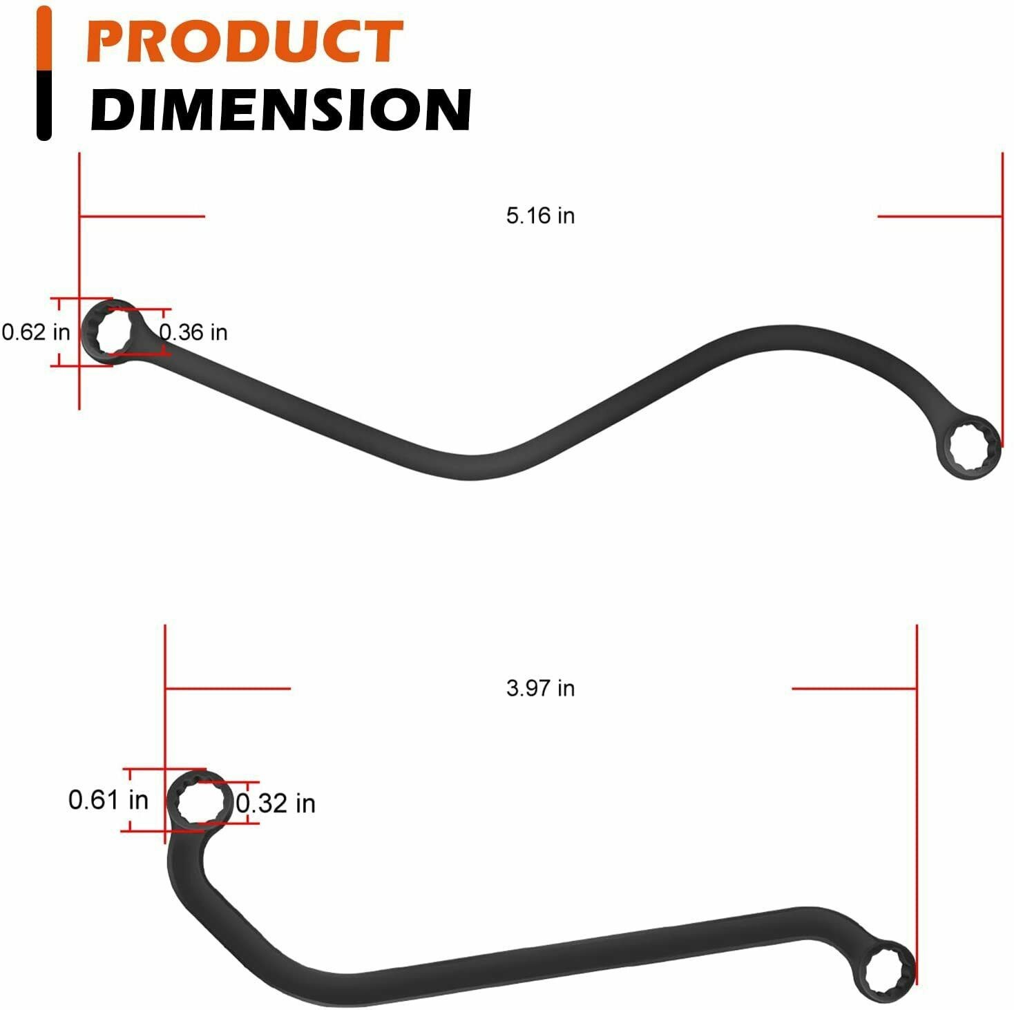6087 Injection Pump Wrench For GM Full-Size 2WD 4WD Trucks Vans Suburbans 6.5L
