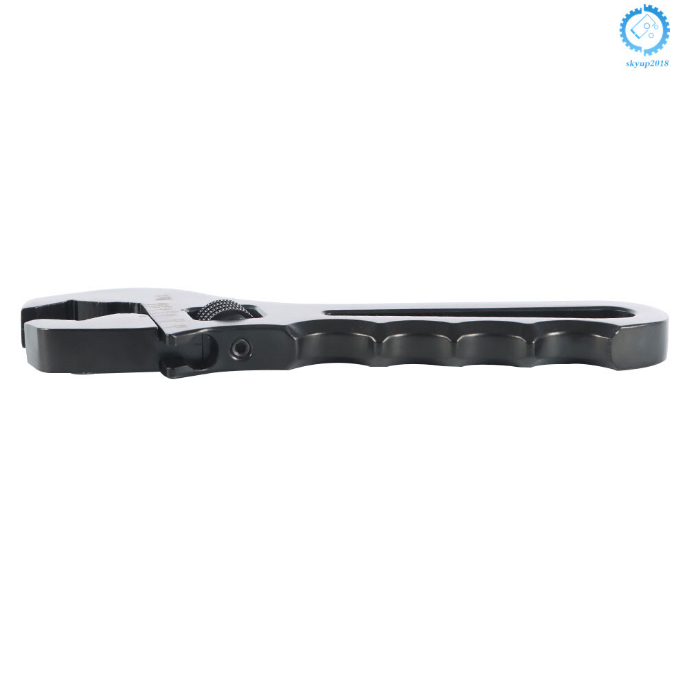 Black Adjustable Wrench Aluminum Tool Spanner for Hose End Fitting 3AN-16AN