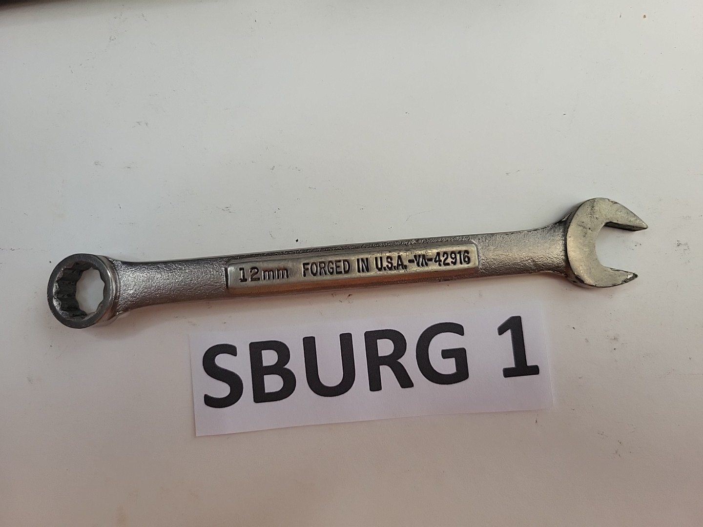 Craftsman Forged USA -VA-42916 12mm Combination metric Wrench W/Box End
