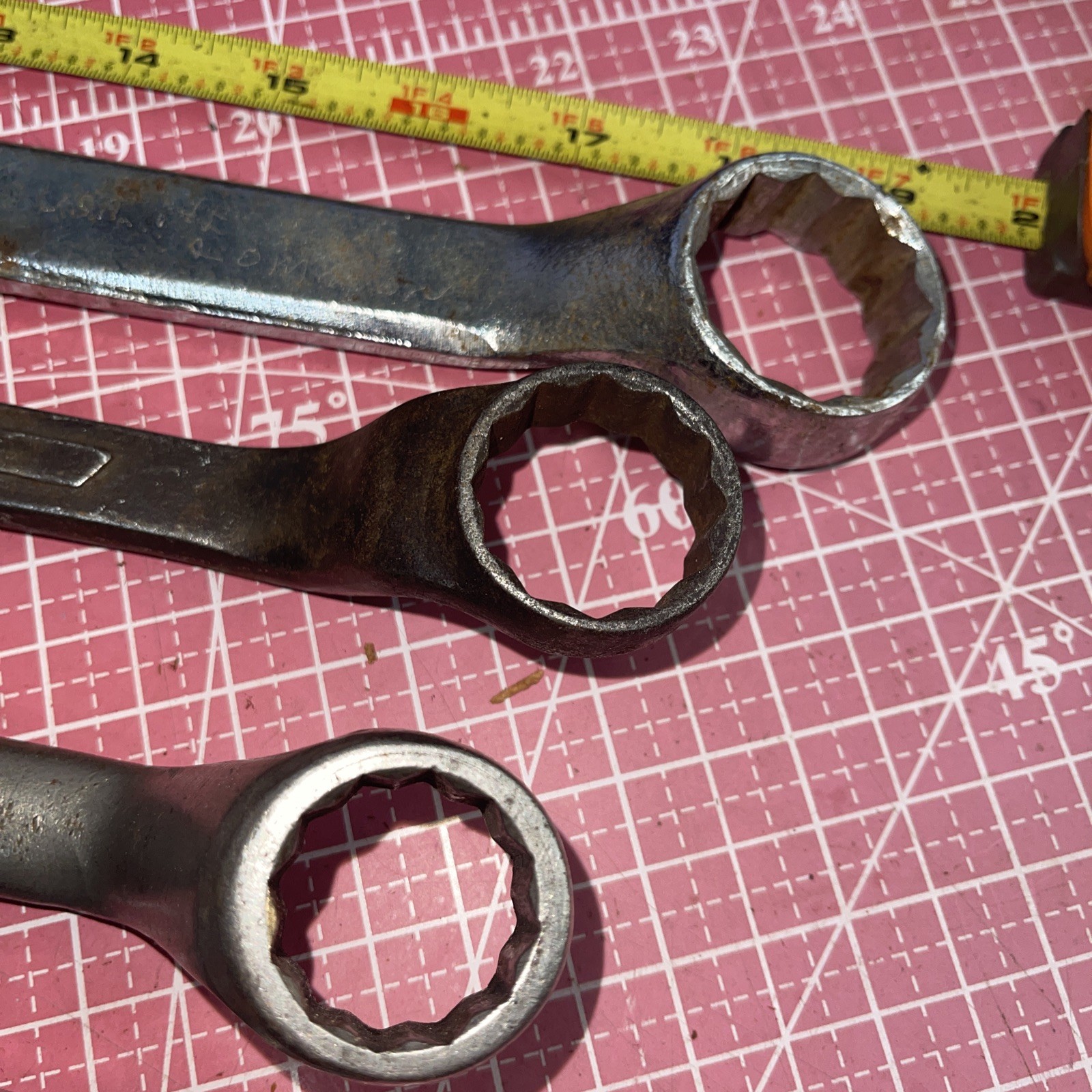 USA Made 5 Piece SAE 12 Point Offset Box End Wrench Set 1-5/16 – 11/16 In Jumbo