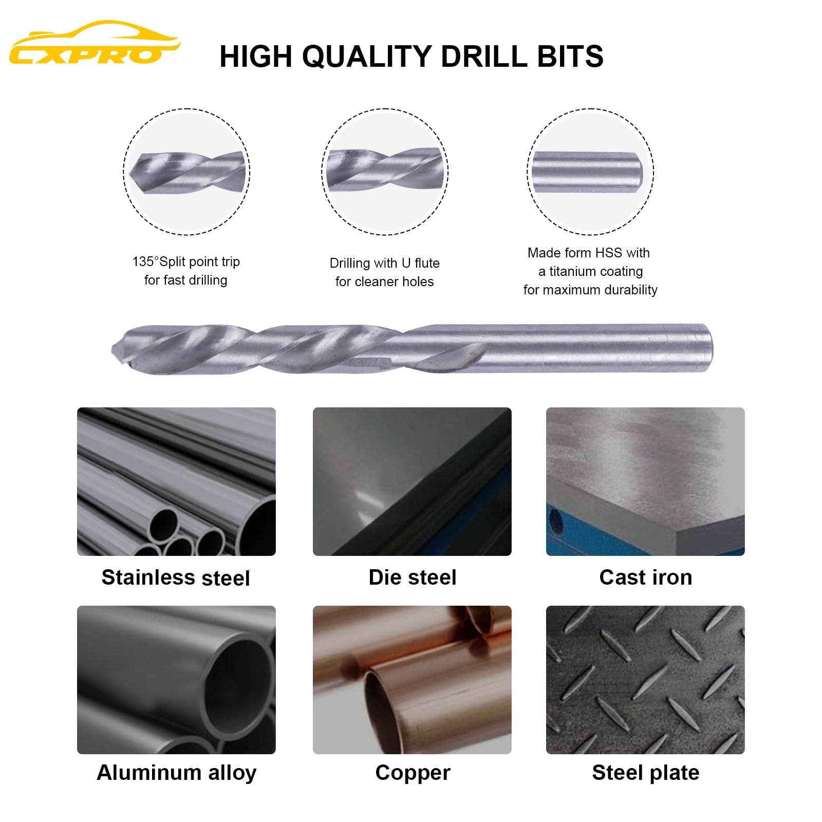 CXPRO 314Pcs Thread M5,M6,M8,M10,M12,1/4″,5/16″,3/8″,7/16″,and 1/2″, Red Blue