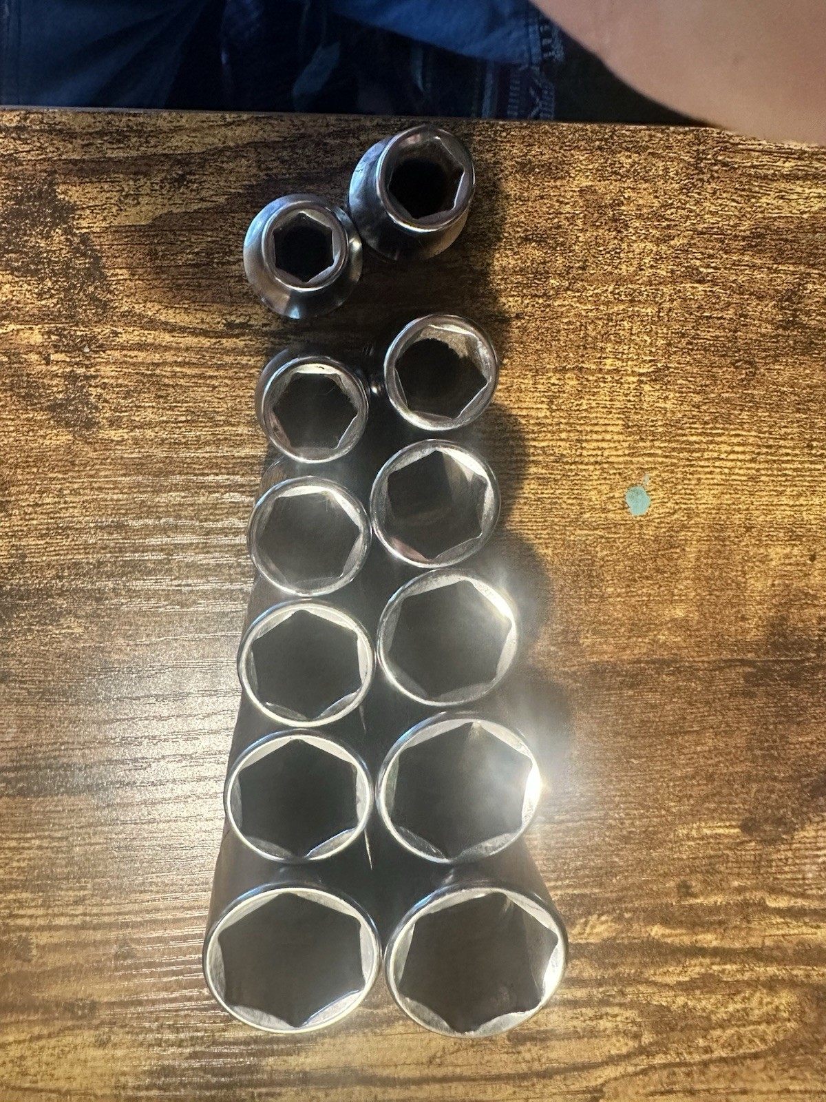 12 Piece Snap On 1/2 Drive Socket Set In Sae