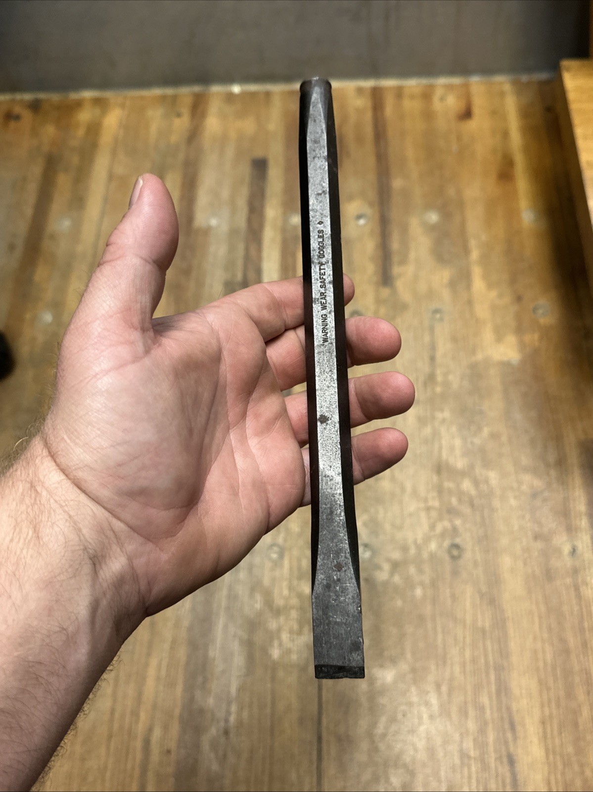 Snap On 1020A 3/4″ Long Flat Cold Chisel 10″ Long