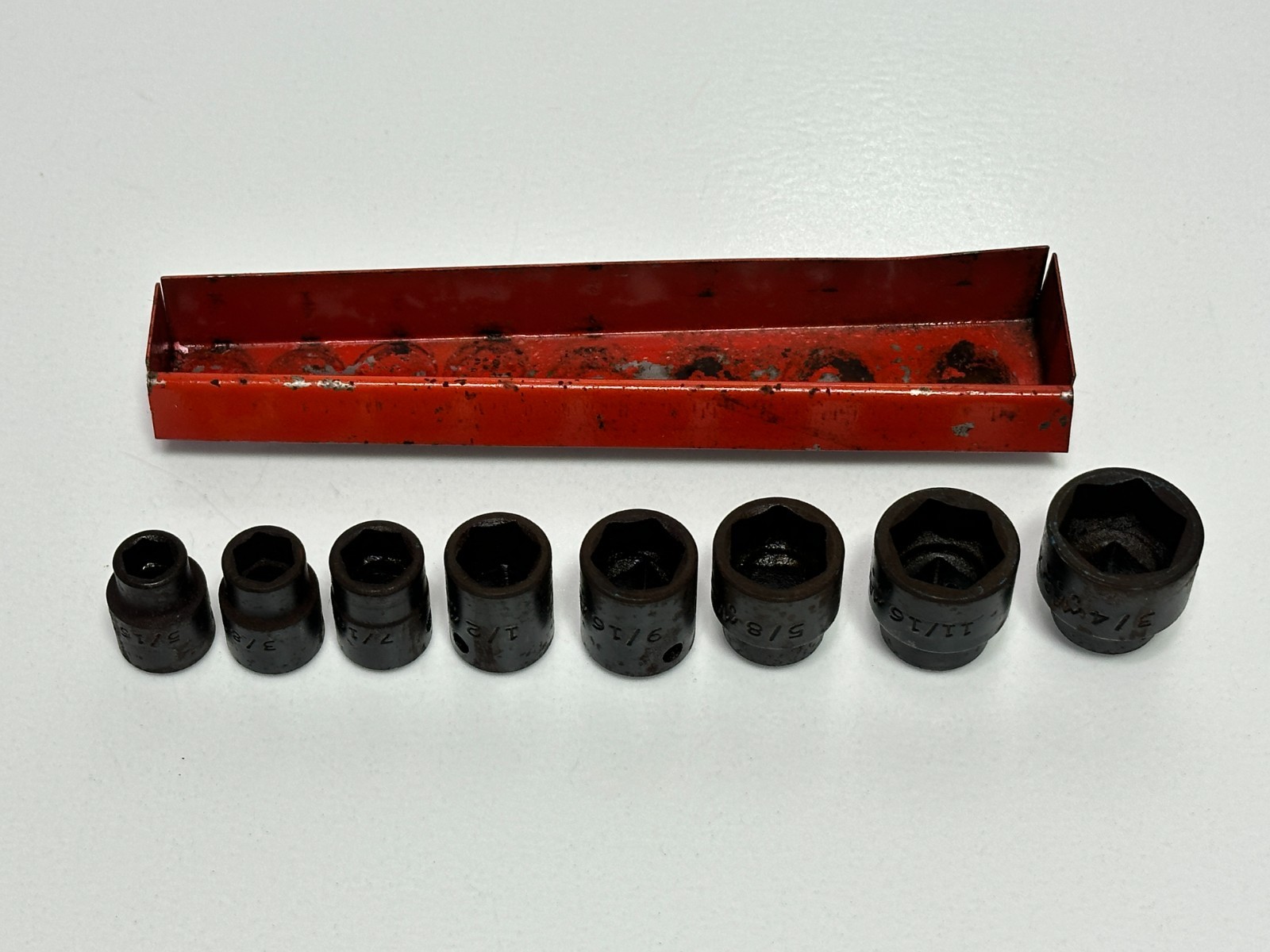 MAC Tools USA 8pc 3/8″ Drive XP SAE 5/16-3/4” 6-Point Shallow Impact Socket Set