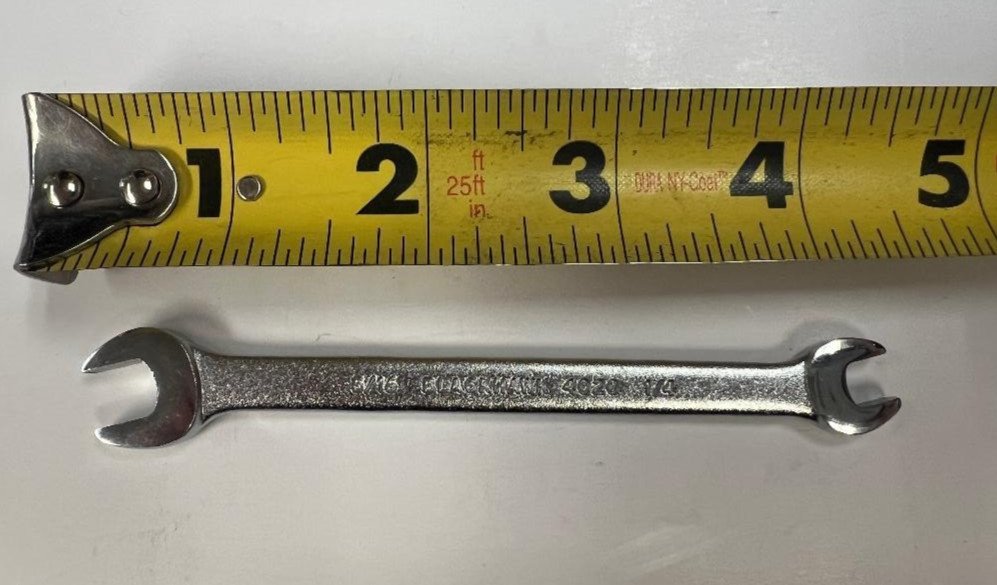 BLACKHAWK DOUBLE OPEN END WRENCH 1/4″ X 5/16″ USA MADE 4020