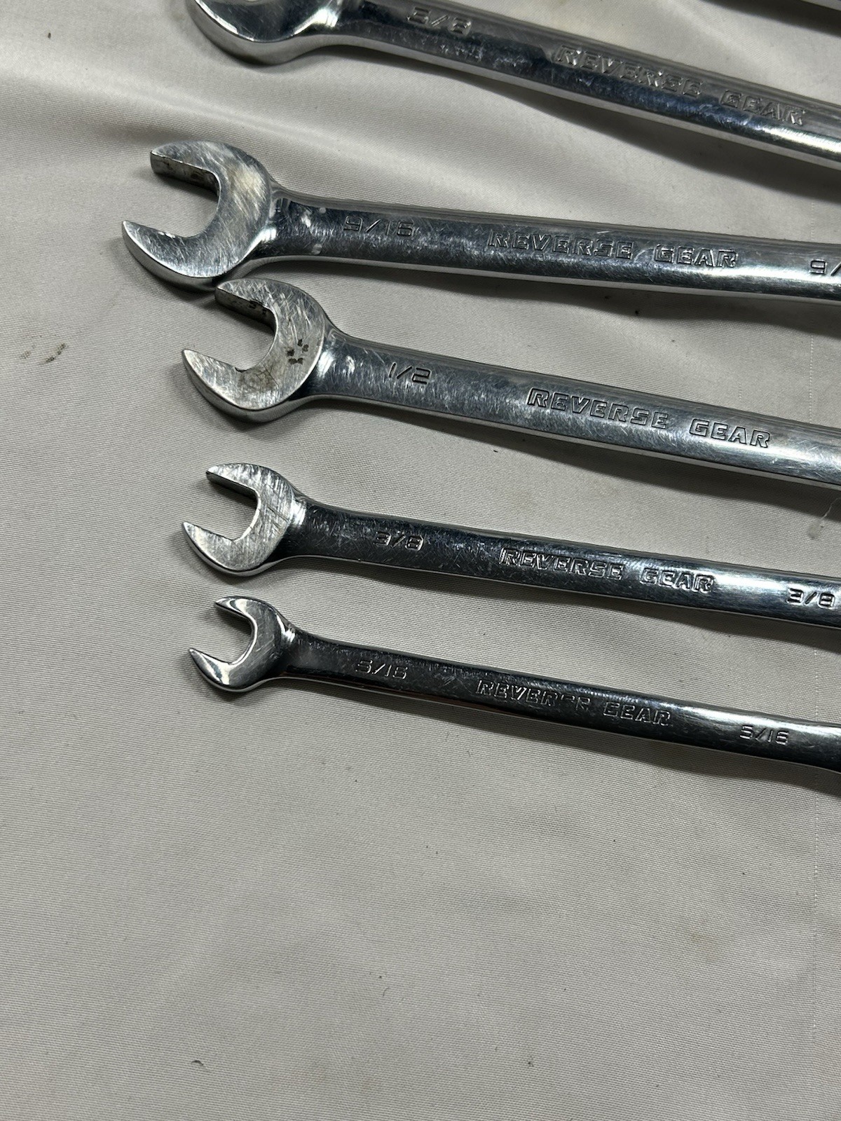 Blackhawk by Proto BW-1408 7pc Saw reversible ratcheting combination wrenches