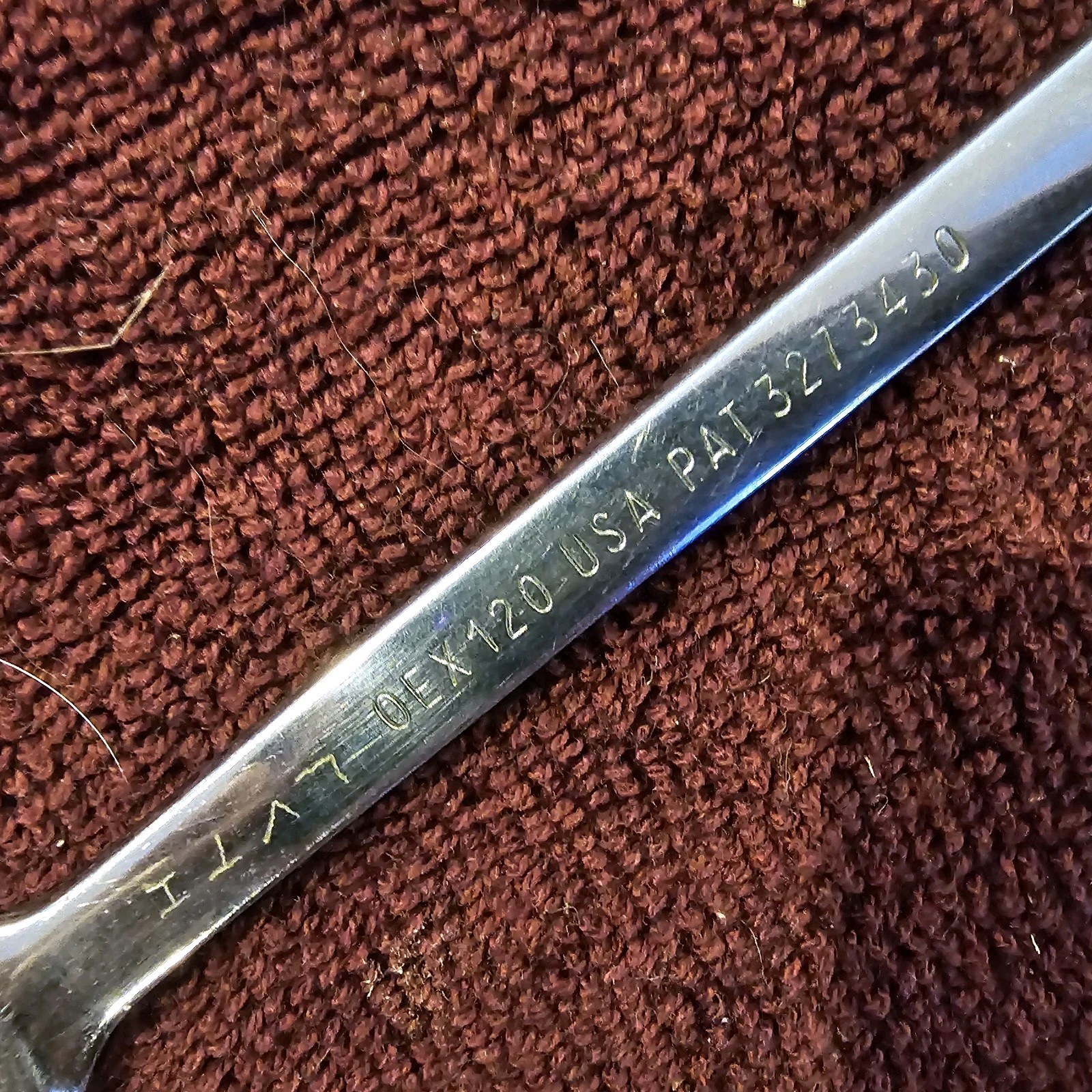 Vintage Snap-on OEX120 3/8″ 12 Point Short Combination Wrench USA