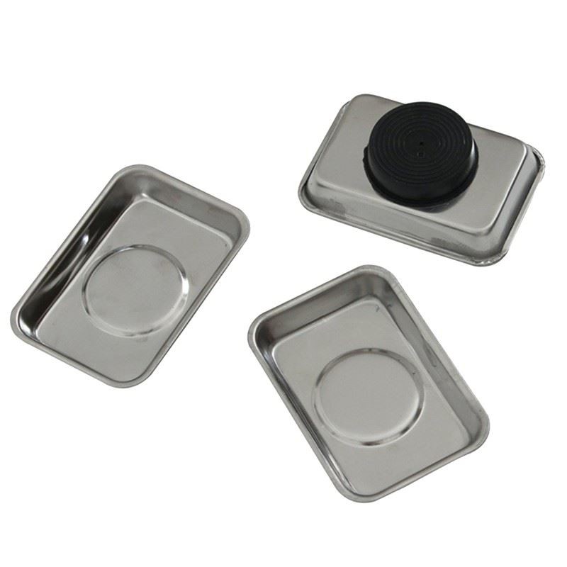 Stainless Steel Magnet Tool Tray Parts Holder for Mechanics Craftsmen Hobbyists