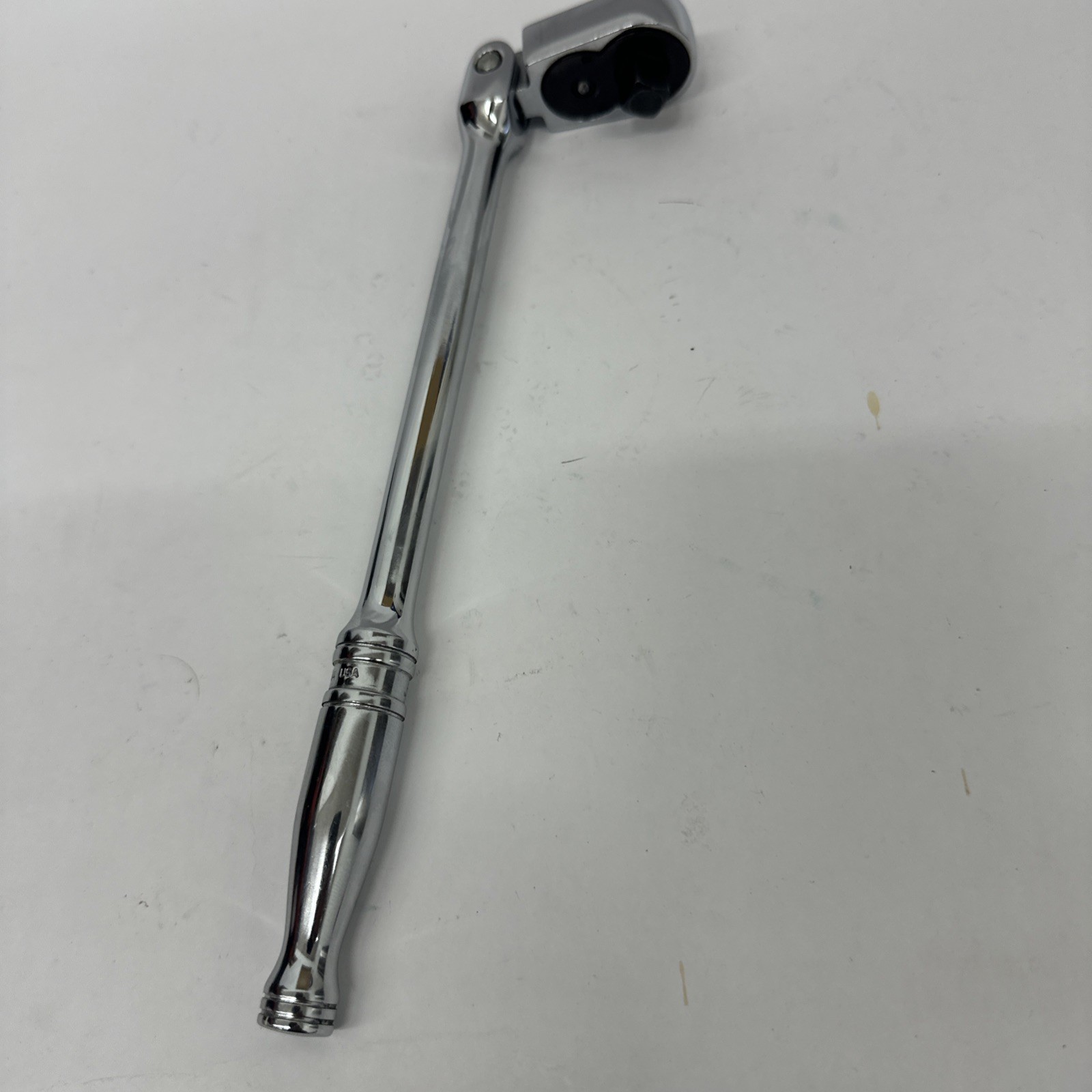 Snap-On Tools F731A 3/8″ Drive Long Handle Flex Head Ratchet Chrome Made In USA