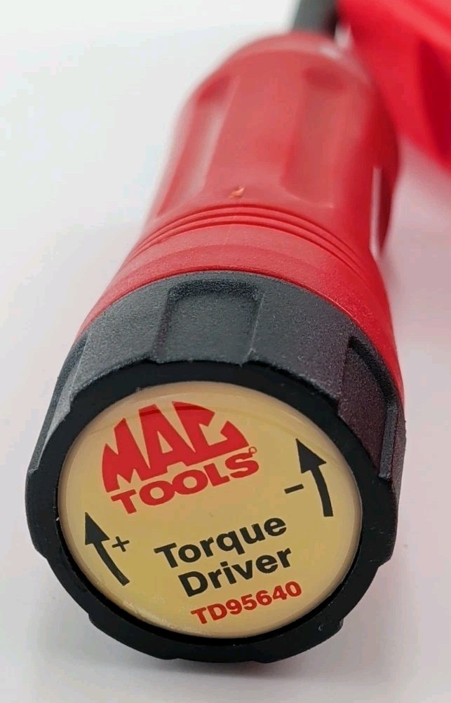 Mac Tools TD95640 1/4″ Drive Torque Screwdriver Set 10-50 In-Lbs Case TD95460