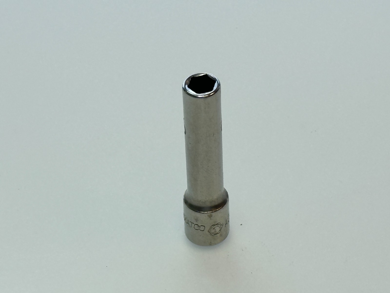 Matco Tools USA AD6M6A 1/4″ Drive 6mm Metric Deep Chrome Socket, 6 Point