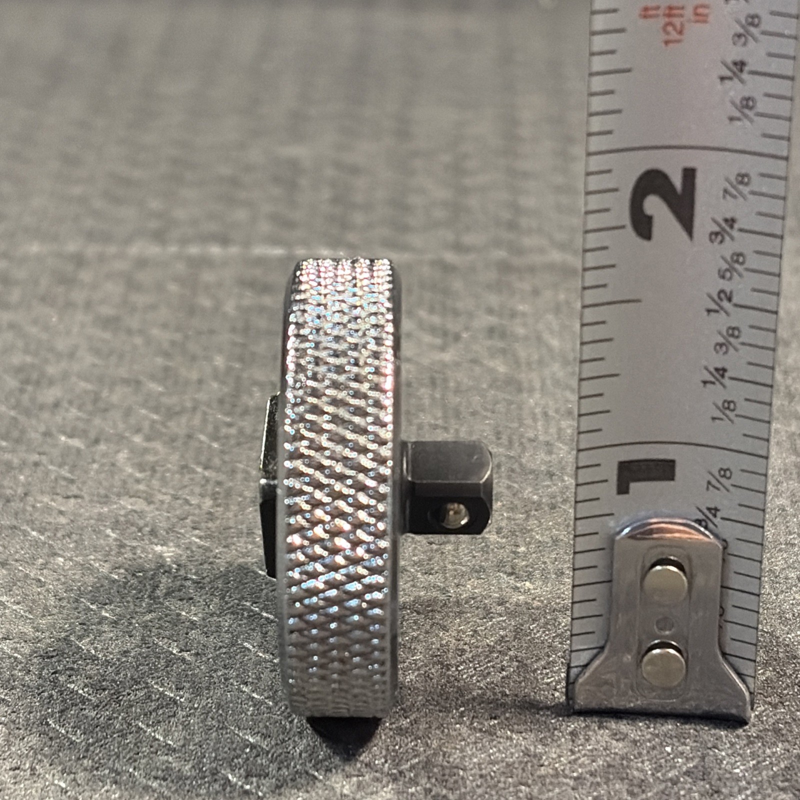 NICE Snap-on Tools 1/4” Drive Finger Tip Round Head Ratchet / TS72 Knurled Grip