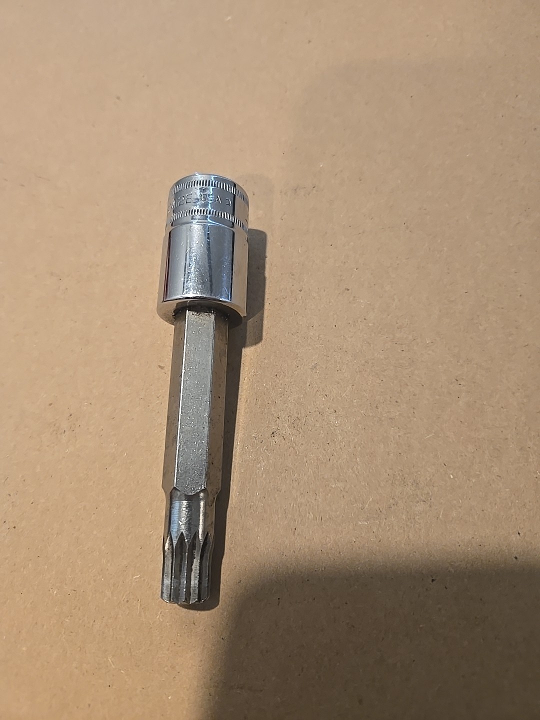 Snap On 1/2″ Drive 12MM Metric Triple Square Bit Driver Socket USA STSM12E
