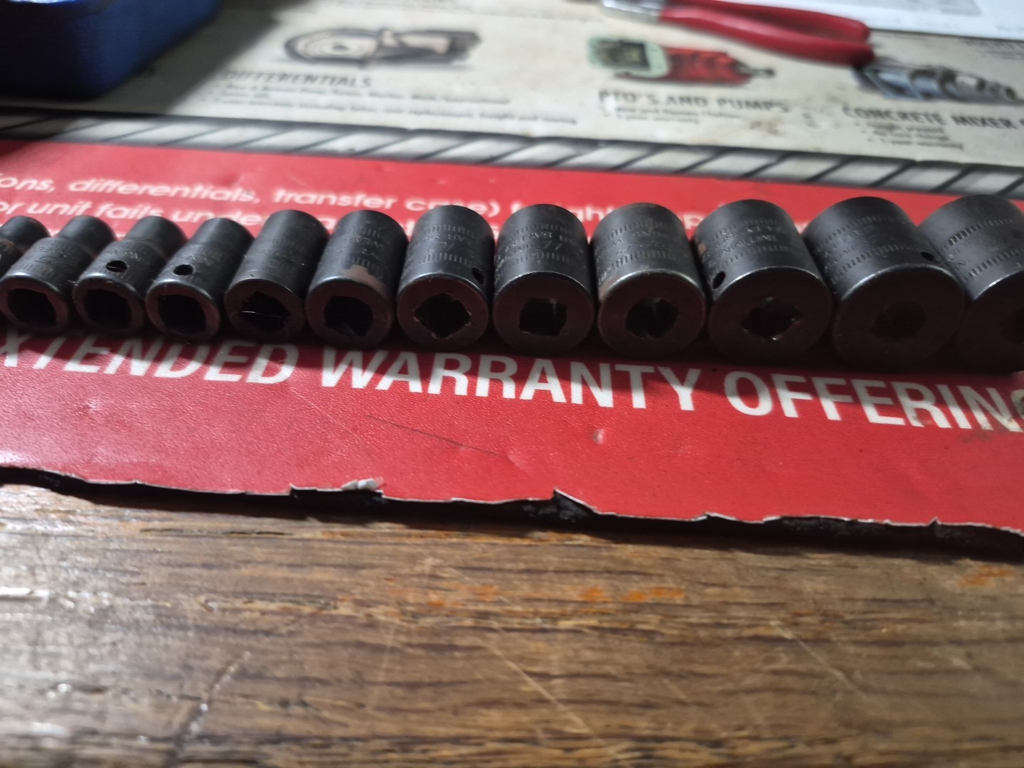 Snap-on 12 Piece Metric 1/4″ Drive Impact Socket Set 5mm – 15mm 6pt 112IMTMM