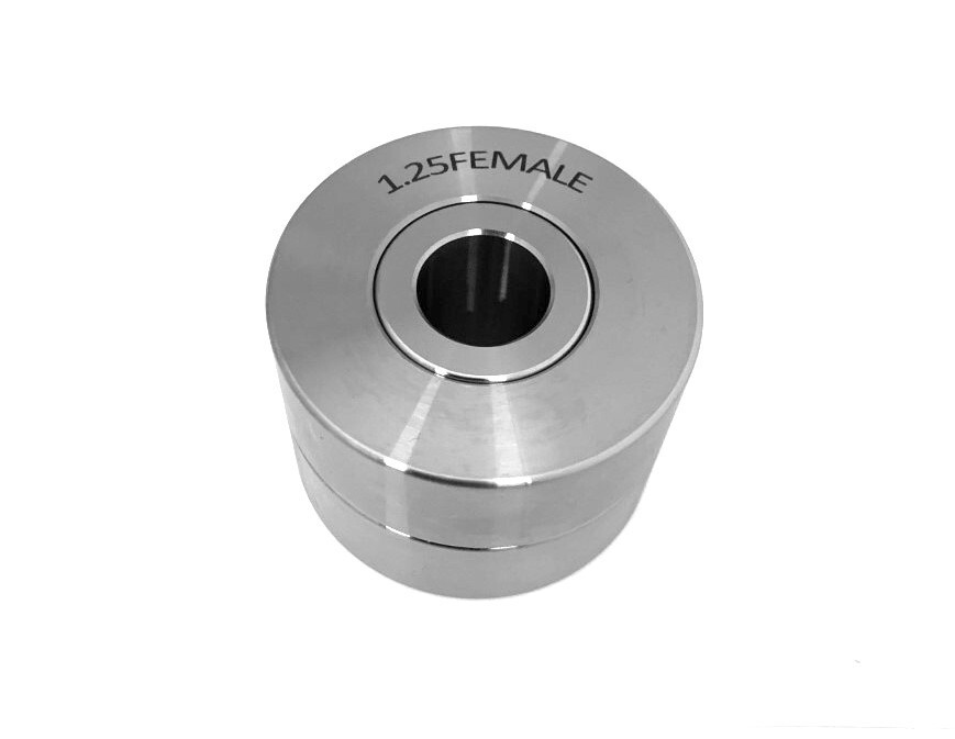 Dimple Die 1-1/4″ high grade treated tool steel press or bolt together