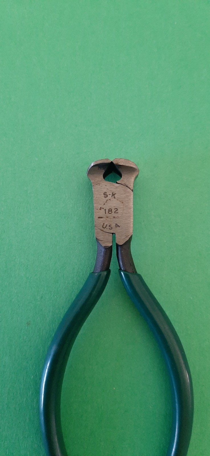 NOS NEW SK Tools 182 Precision End Cutter Nippers Pliers Wire Snips S-K READ 1R