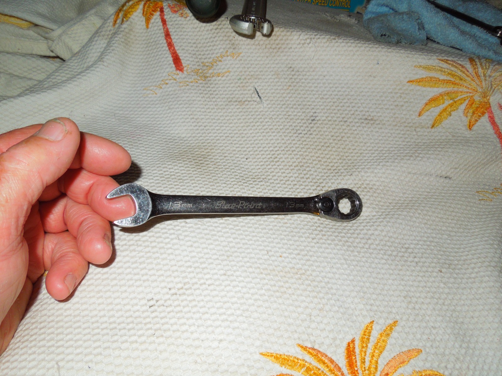Blue Point 13mm Reversible Ratcheting Wrench metric BOERM13 Sold by Snap on