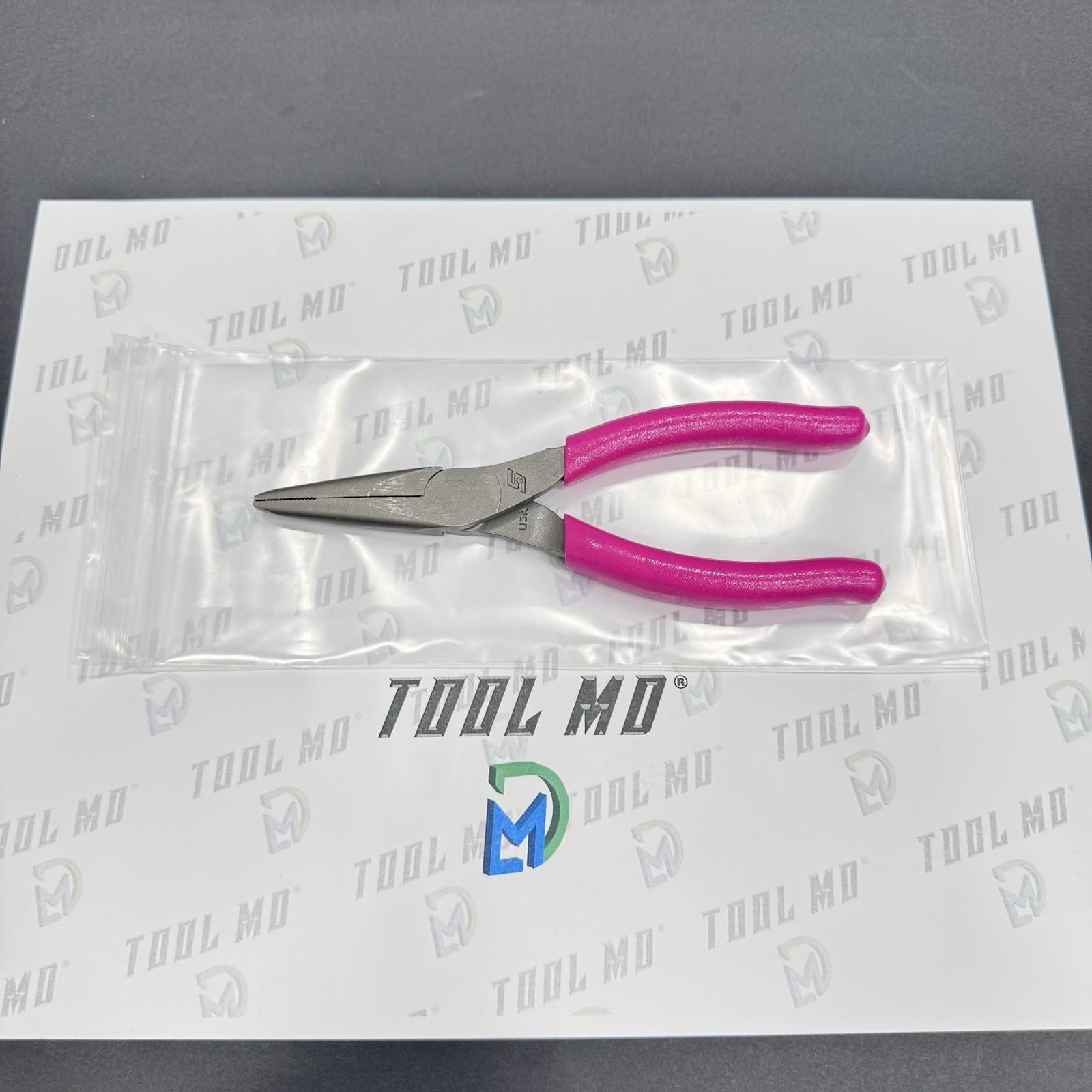 Snap-on Tools USA NEW 2025 ELECTRIC PINK 6″ Talon Grip Needle Nose Pliers 95ACF