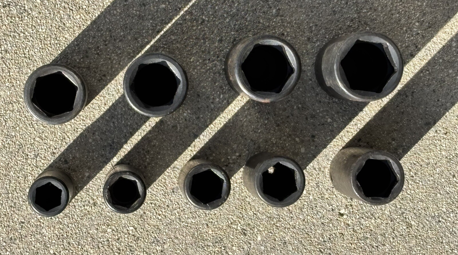 SNAP ON 1/2″ Drive Deep Impact Socket Set 9 pc SIM160-SIM320 model 1/2″-1″ 6 Pt