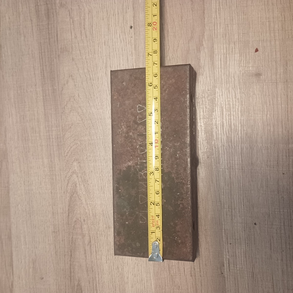 Vintage Plomb Tool Co Los Angeles Midget Socket Case Metal USA 6.5 In X 2.75 In