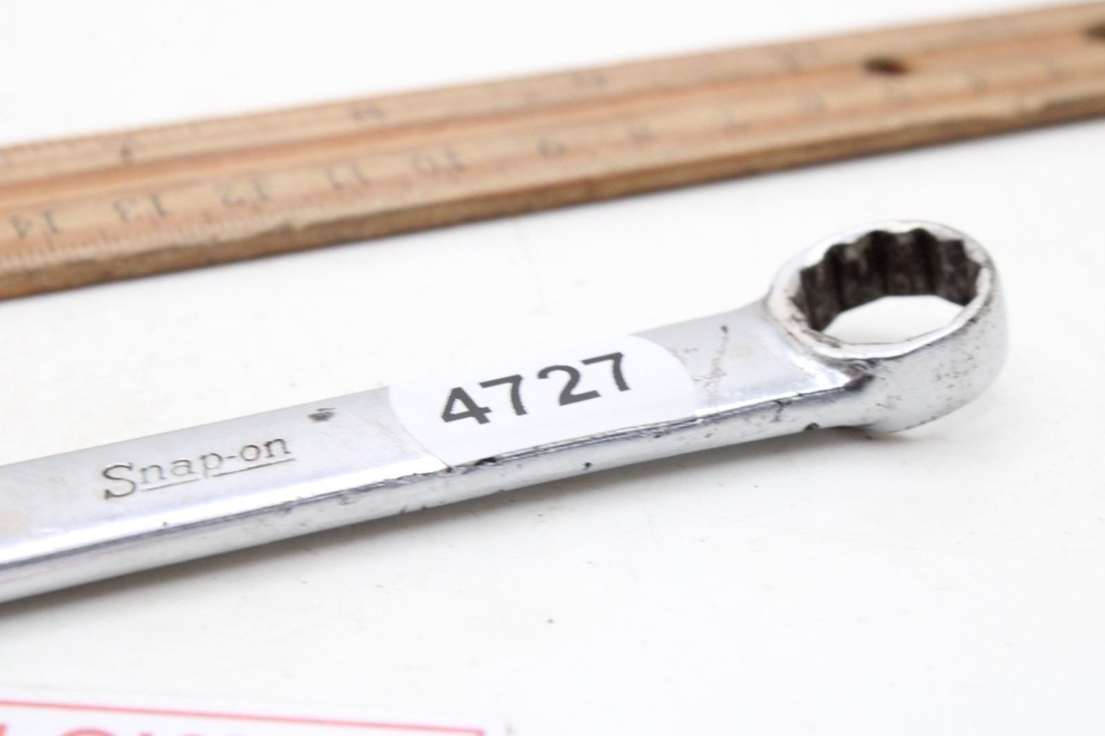 Snap-on OEX-180 9/16″ 12 Point SAE Short Chrome Combination Wrench 6″ USA