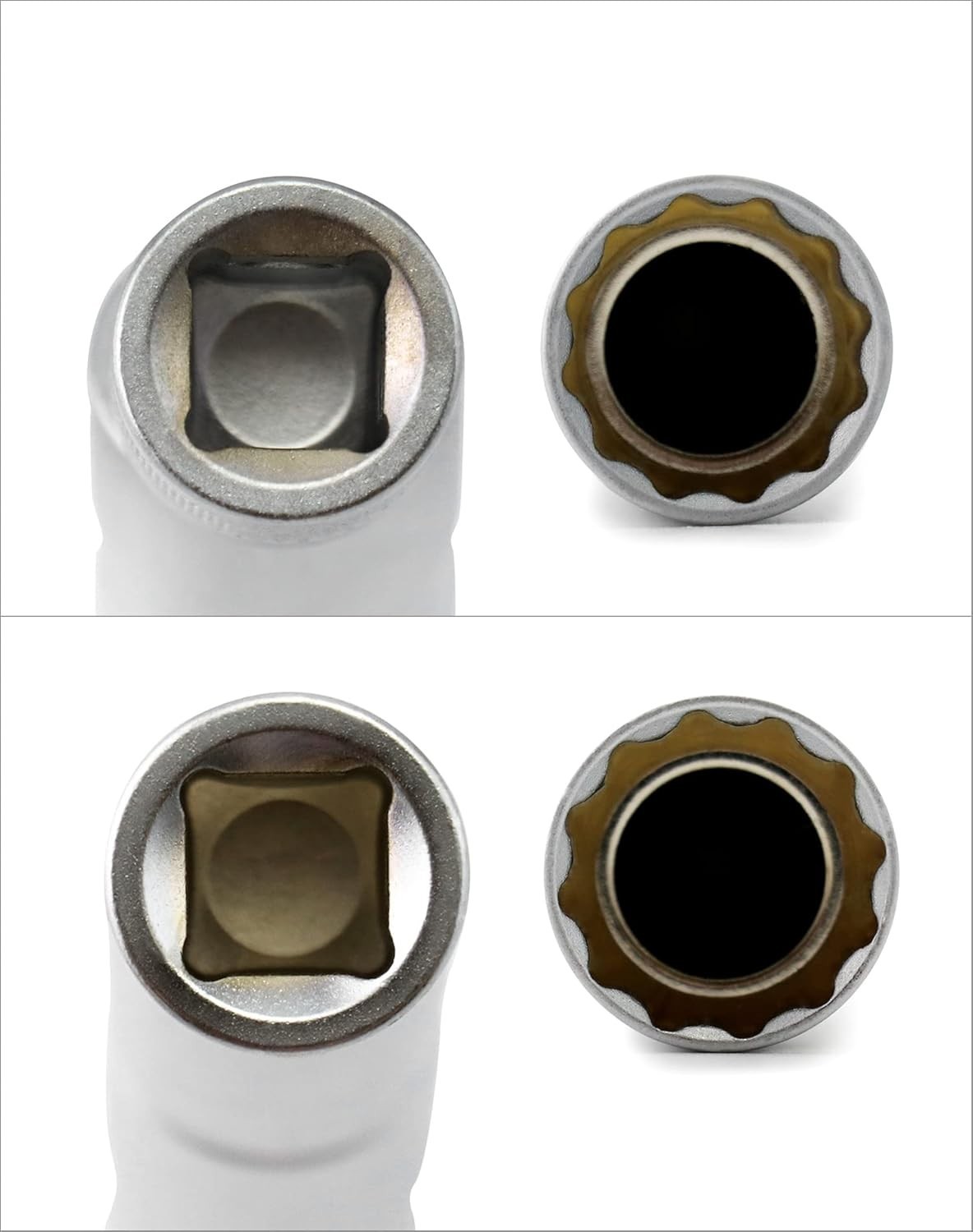 14mm & 16mm Thin Wall Magnetic Swivel Spark Plug Socket,3/8″ Driver 12-Point
