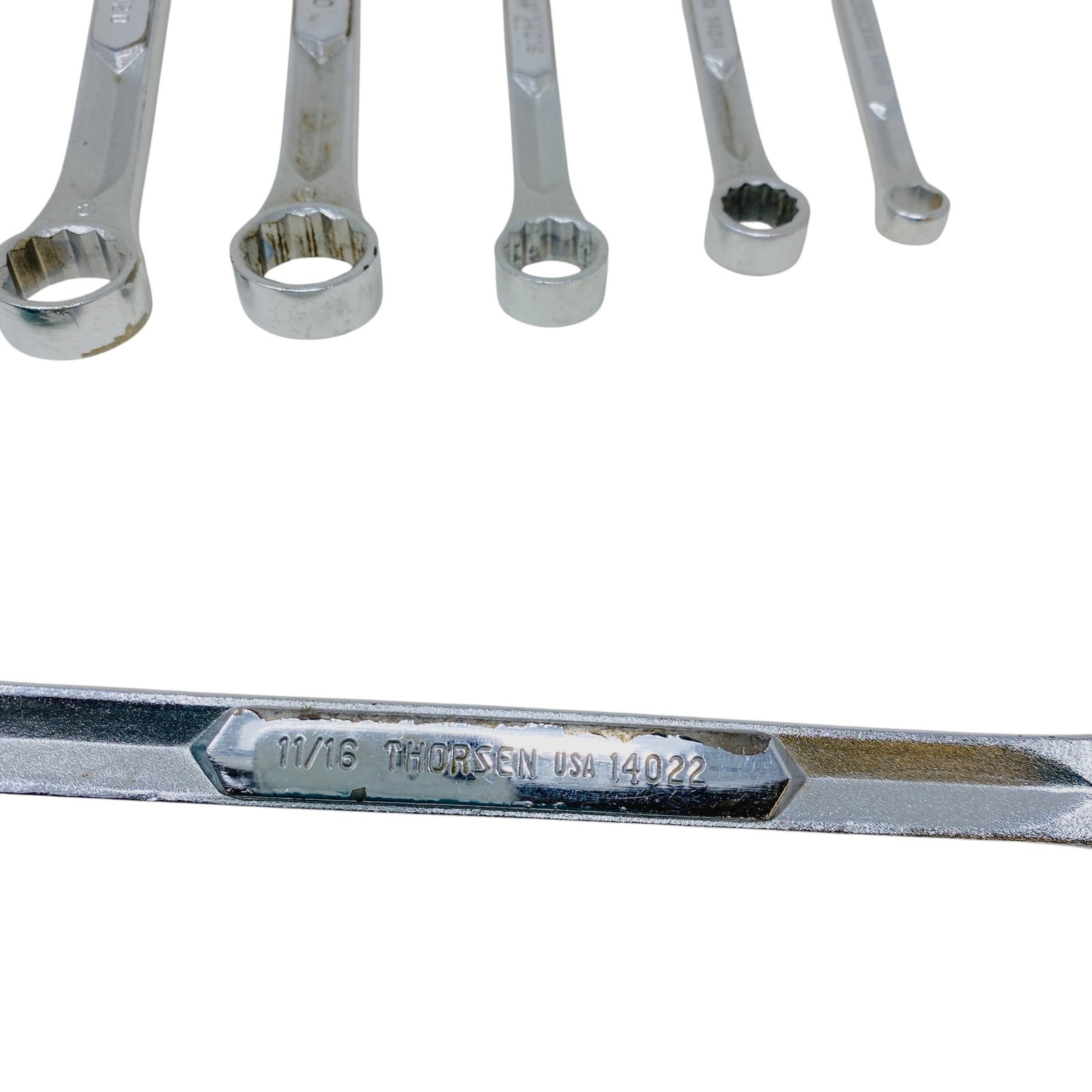Thorsen USA Combination Wrench Lot Set SAE Mechanics Tools, 7 Pcs