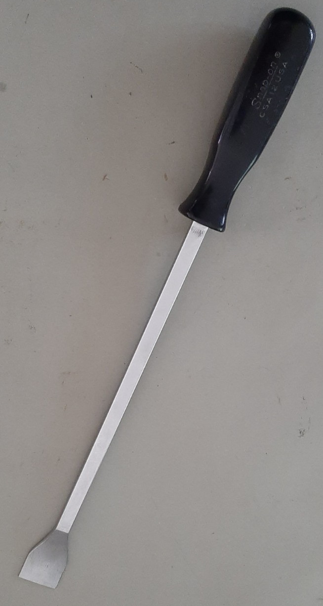 Snap-on Carbon Gasket Scraper CSA12 Black Hard Handle USA READ Description