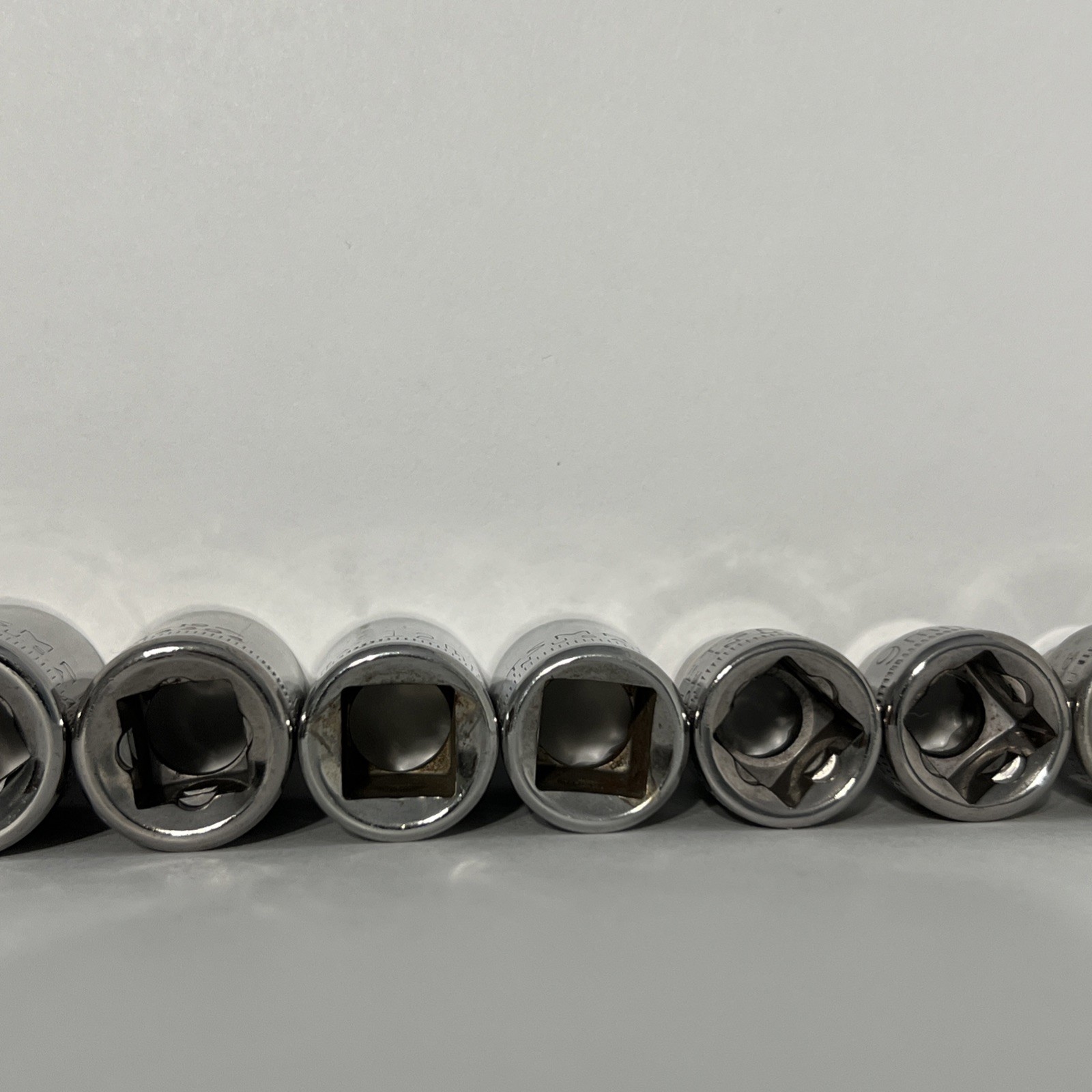 Craftsman 15pc Metric Shallow Socket Set 3/8” Drive, 12 Pt, 6-19mm & 21mm Vtg