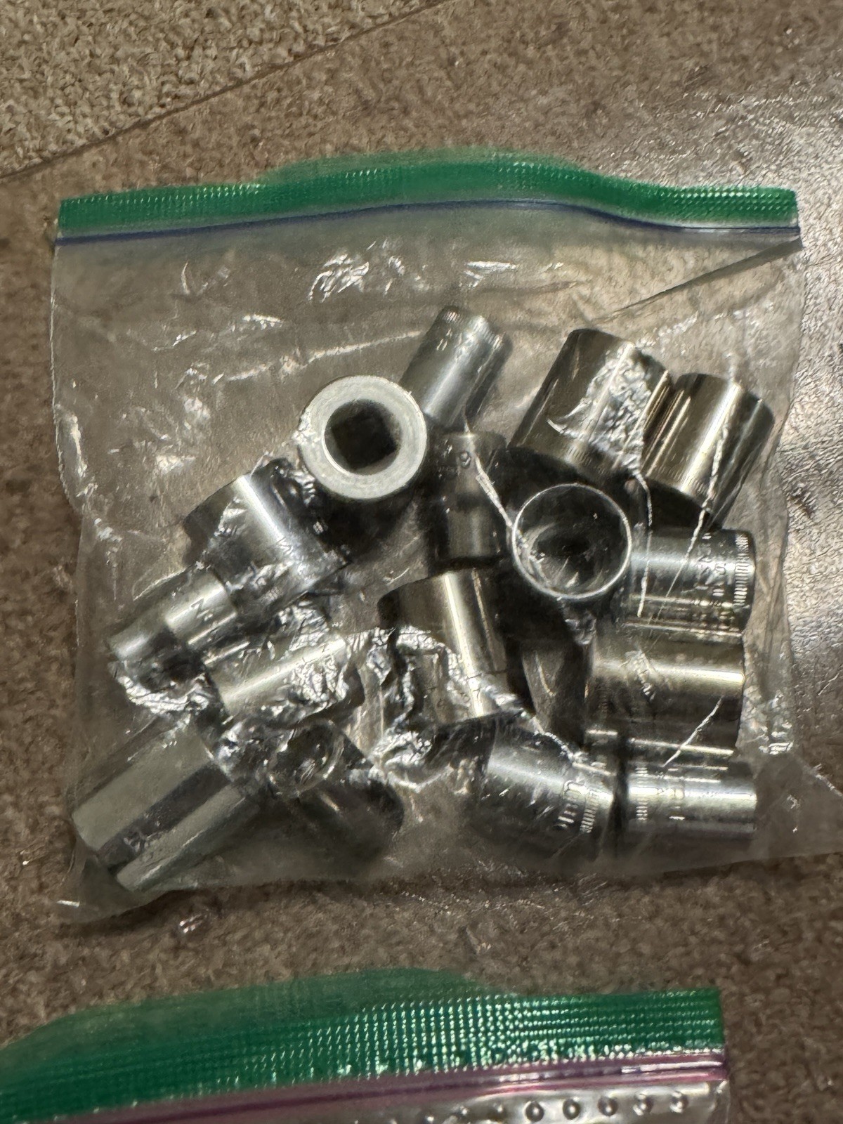 Craftsman Socket Variety 124 pieces in total, include 9 deep sockets and swivel