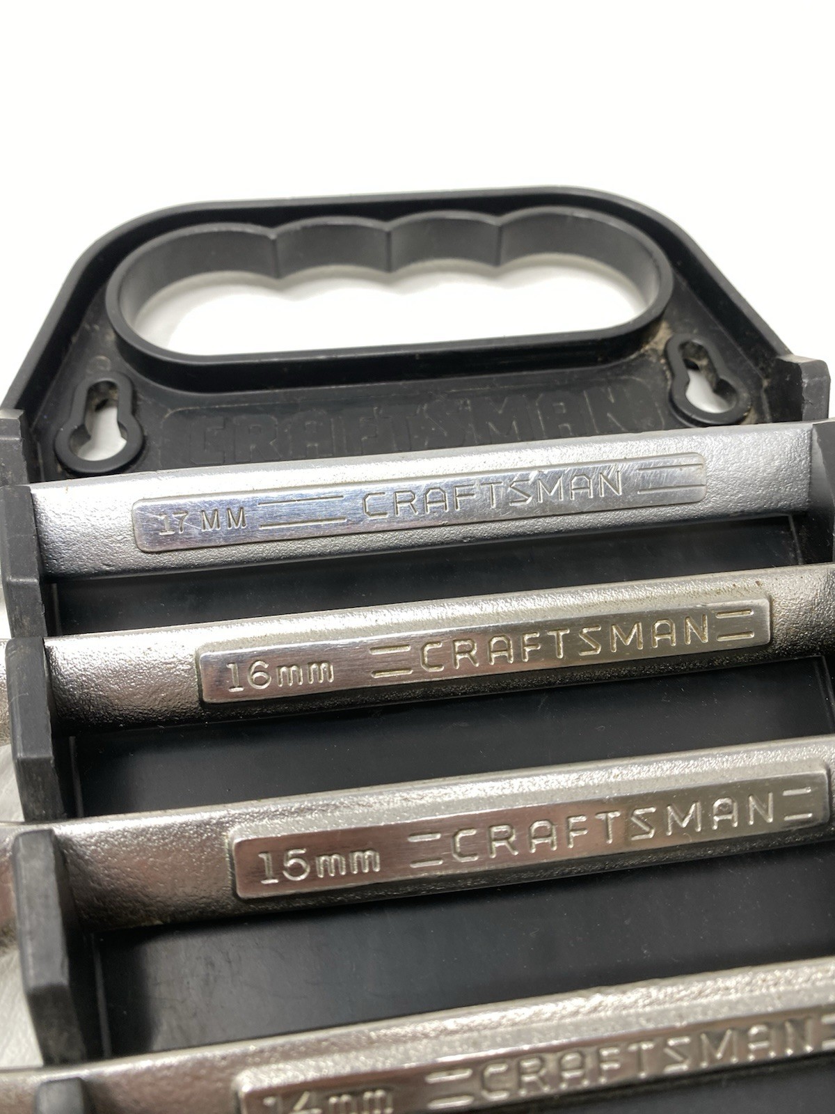 Vintage Craftsman USA Made Metric Combination Wrench Set 8pc Set 10-17mm Clean!
