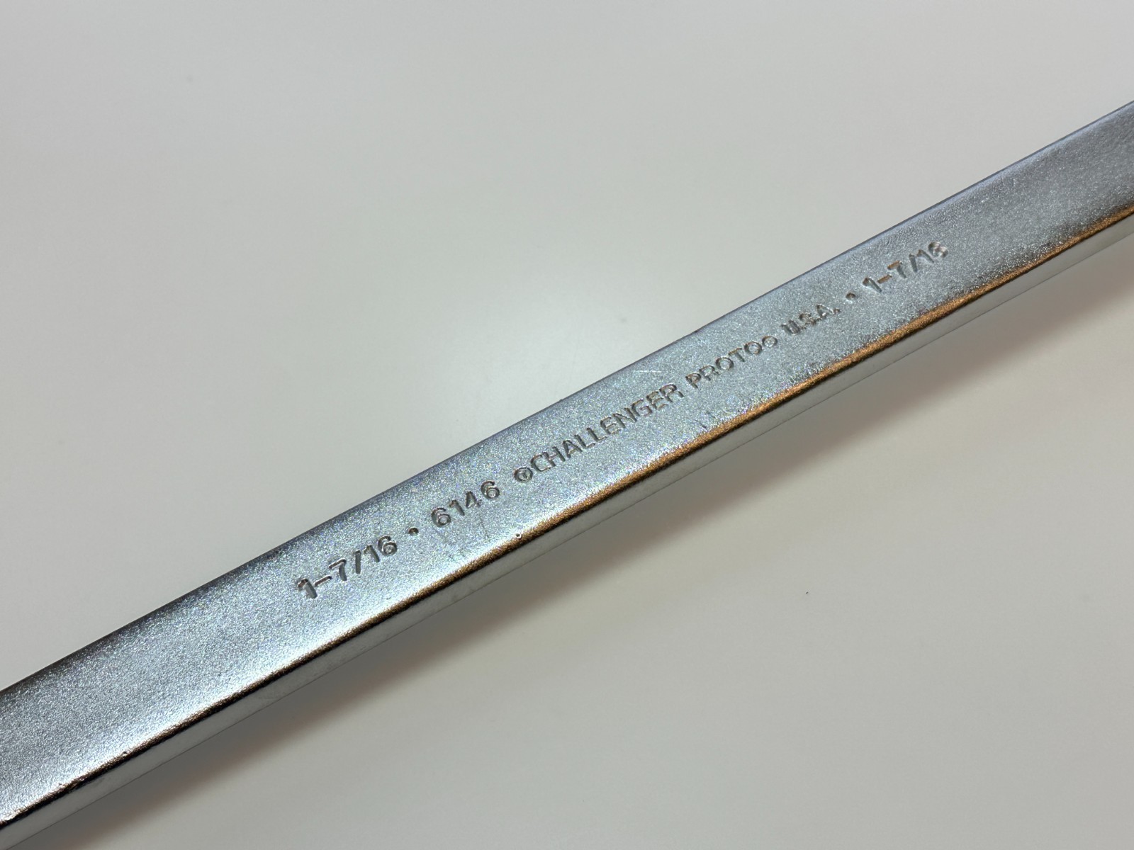 NEW Proto CHALLENGER USA 1246 SAE 1-7/16″ Combination Wrench – 12 Point (NOS)