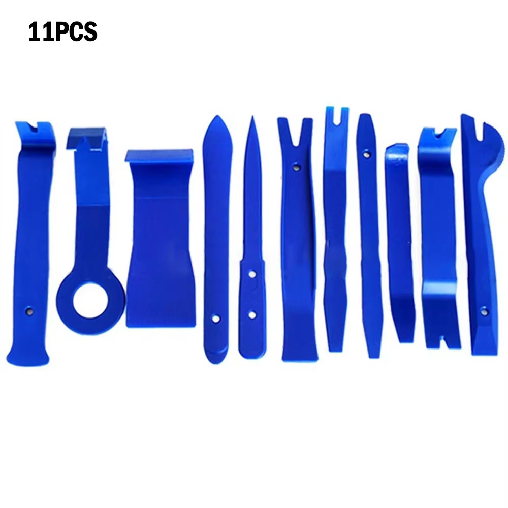 Plastic Trim Removal Pry Tool Set for Car Radio Panel Door Dash Clip Fasteners
