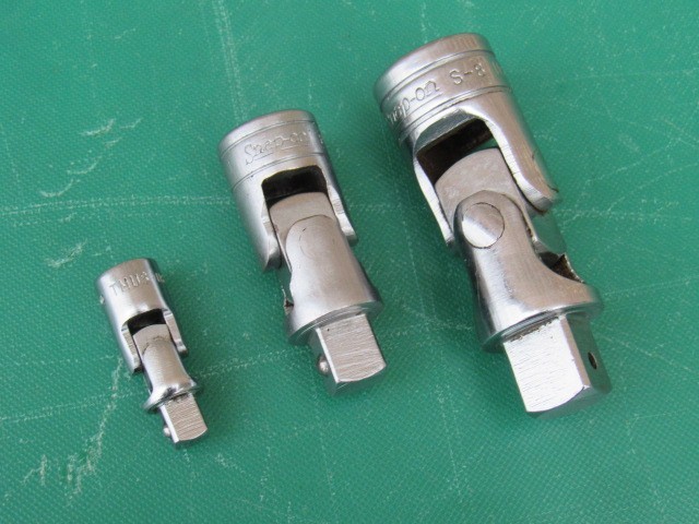 SNAP ON 103UFTS 1/4″ 3/8″ 1/2″ 3 PIECE UNIVERSAL SWIVEL JOINT SET TMU8 FU8A S8