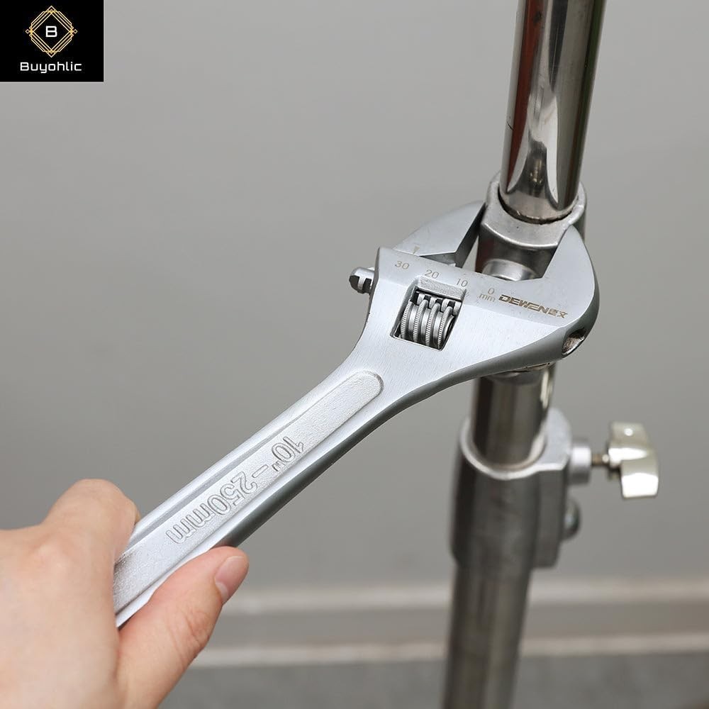 Adjustable Wrench Set Chrome Vanadium Steel Wrenches Set (10» Inches)