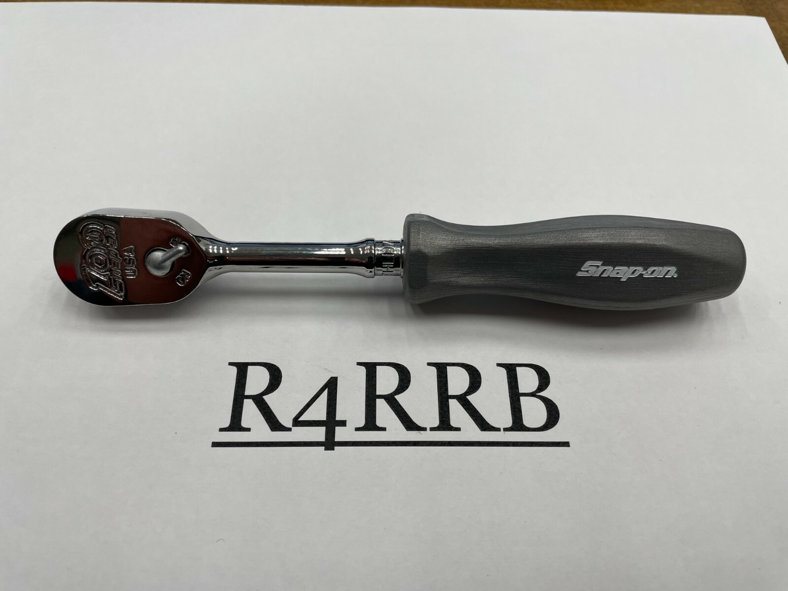 Snap-on Tools USA NEW 1/4″ Drive 100 Anniv Grey Hard Handle Ratchet THLD72DTCE