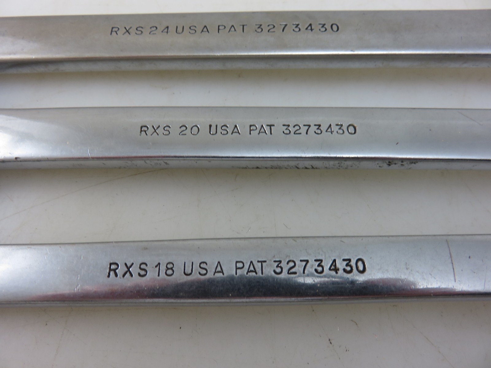 Snap-On RXS Series SAE Flare Nut Open End Wrench 6pc Set 3/8″-3/4″ **NO 11/16**