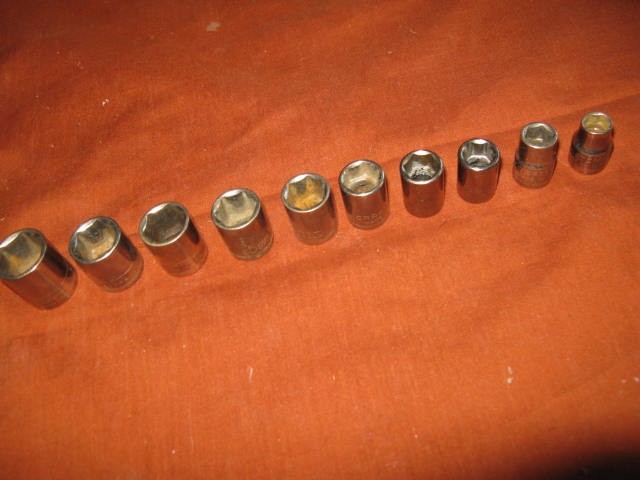 Craftsman USA METRIC 3/8″ Drive 10-piece Socket Set 19MM-9MM 6-POINT