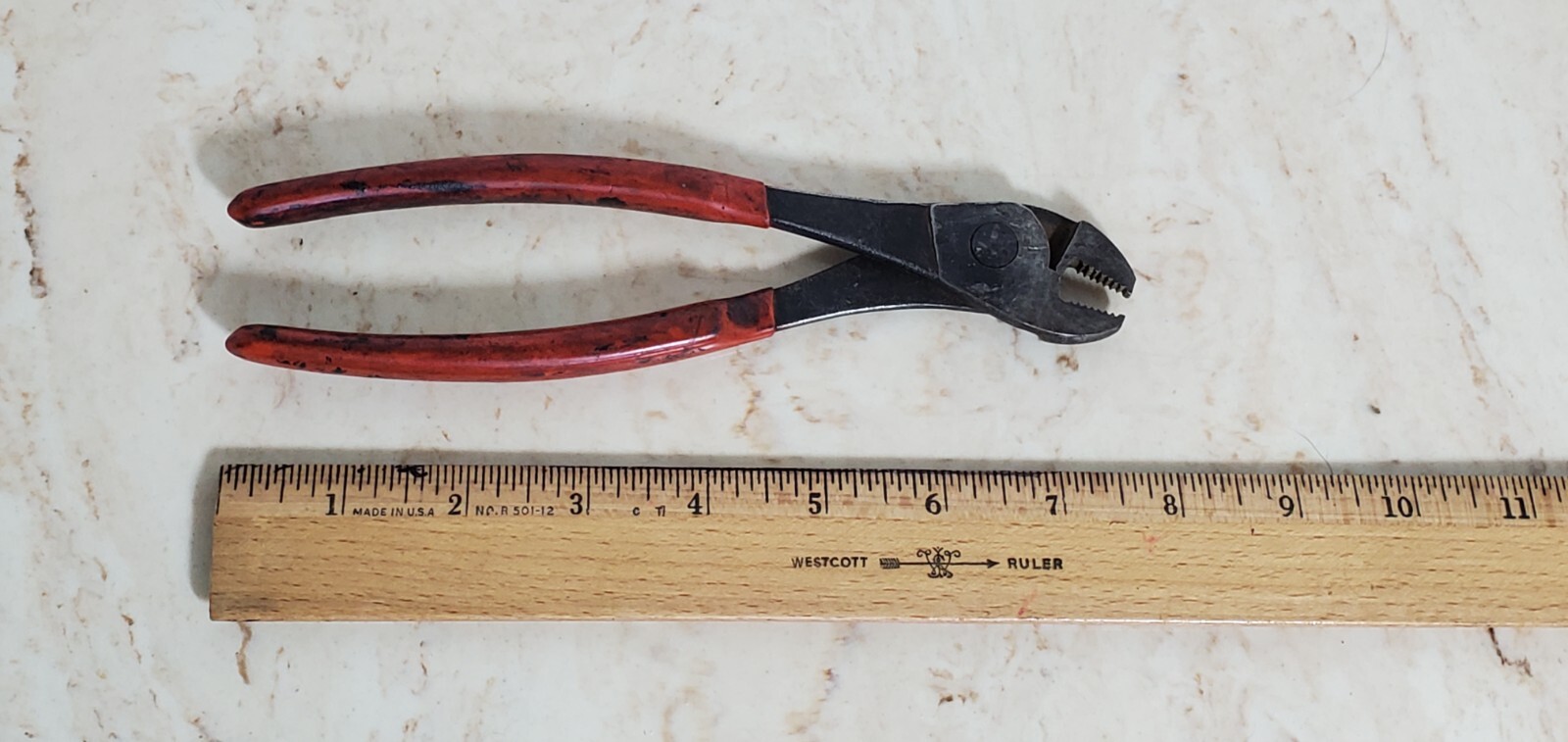 SNAP ON Tool 208CP Battery Bolt Pliers Side Mount Angle Nose Offset Jaws USA